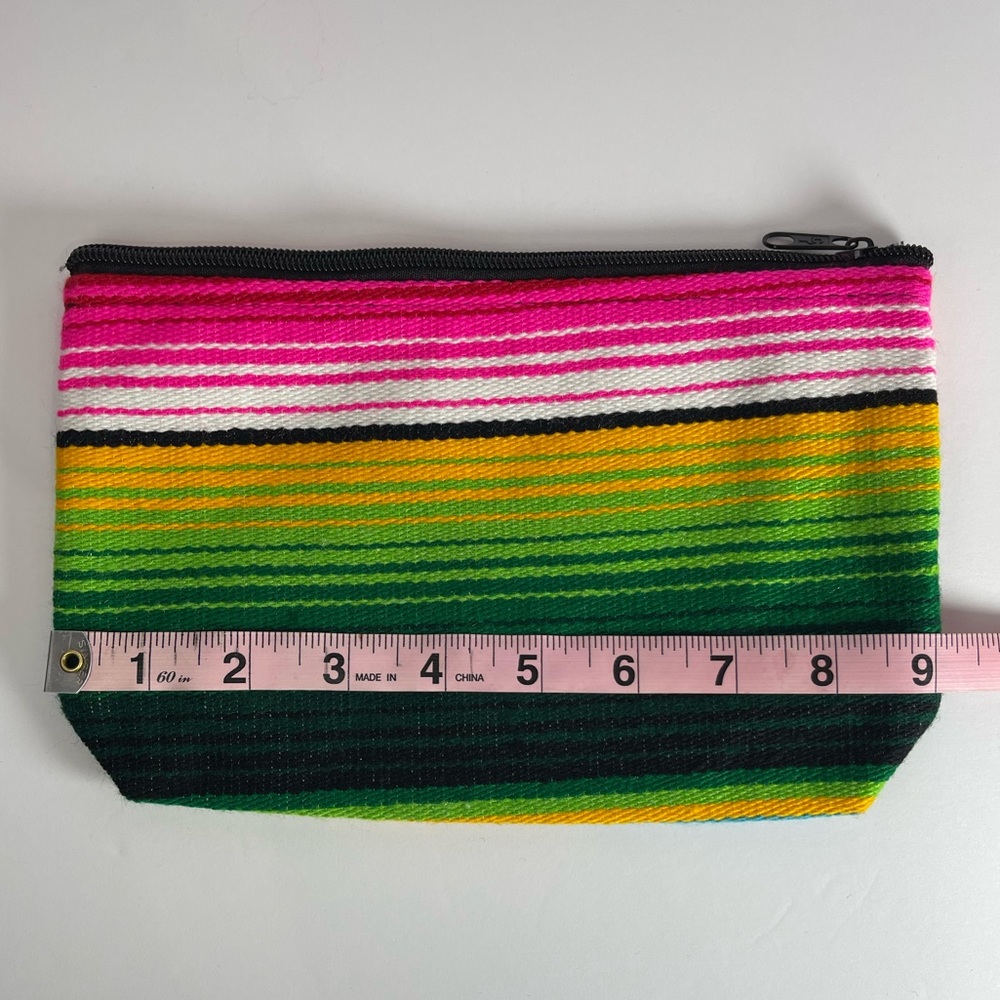 Serape zipper pouch coin purse cosmetic pouch - Picture 4 of 7